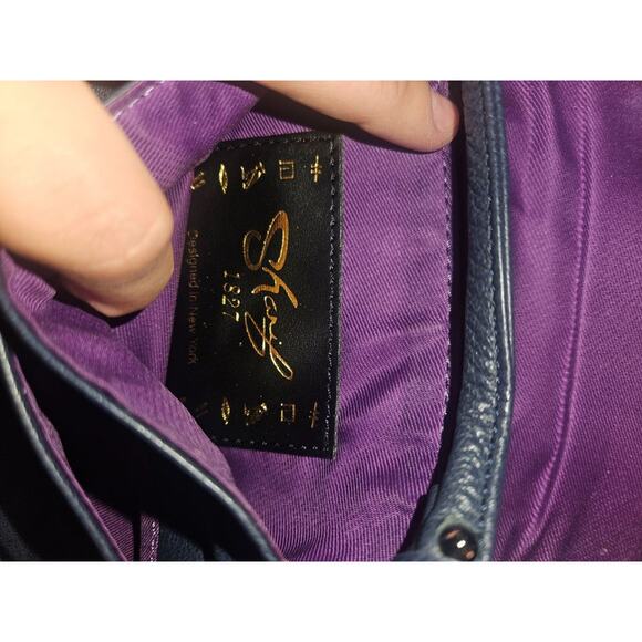 Sharif 1827 Purse Designed in New York Cityscape Van Gogh Vibes - Picture 4 of 4